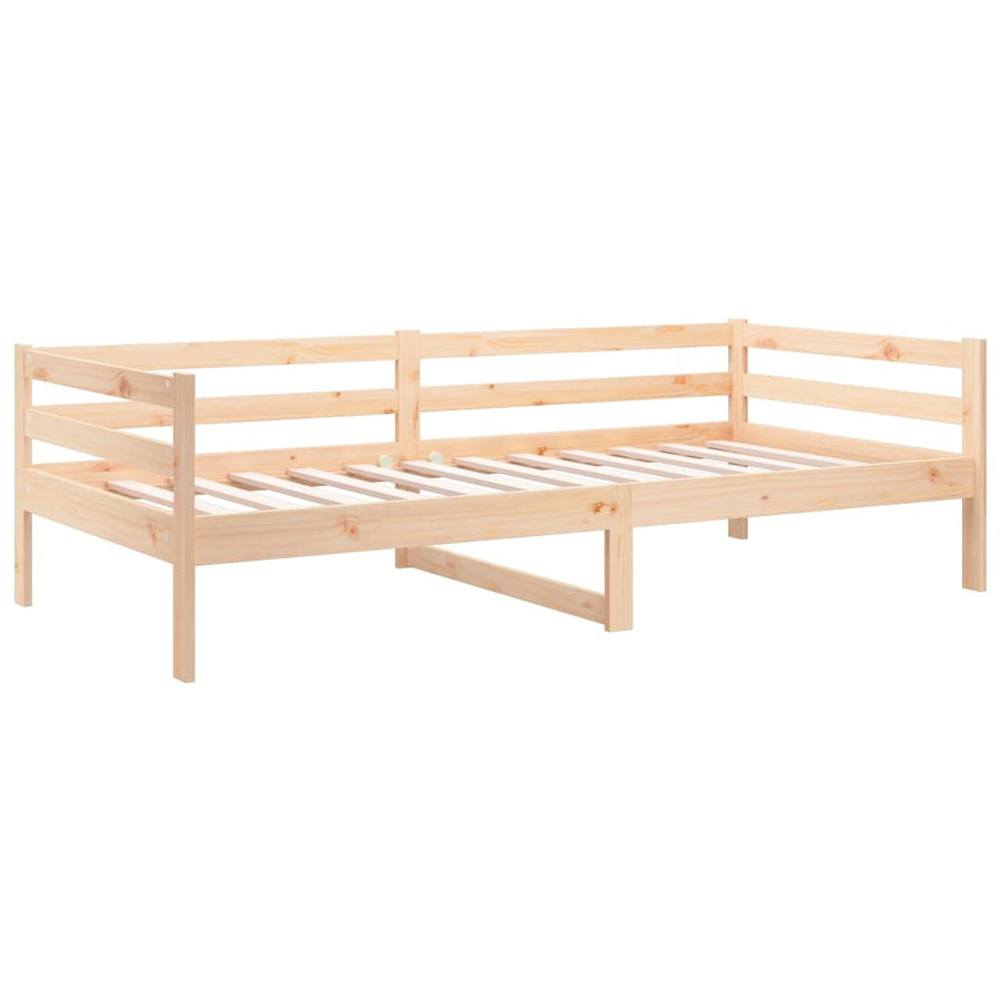 Slaapbank 80X200 Cm Massief Grenenhout Naturel