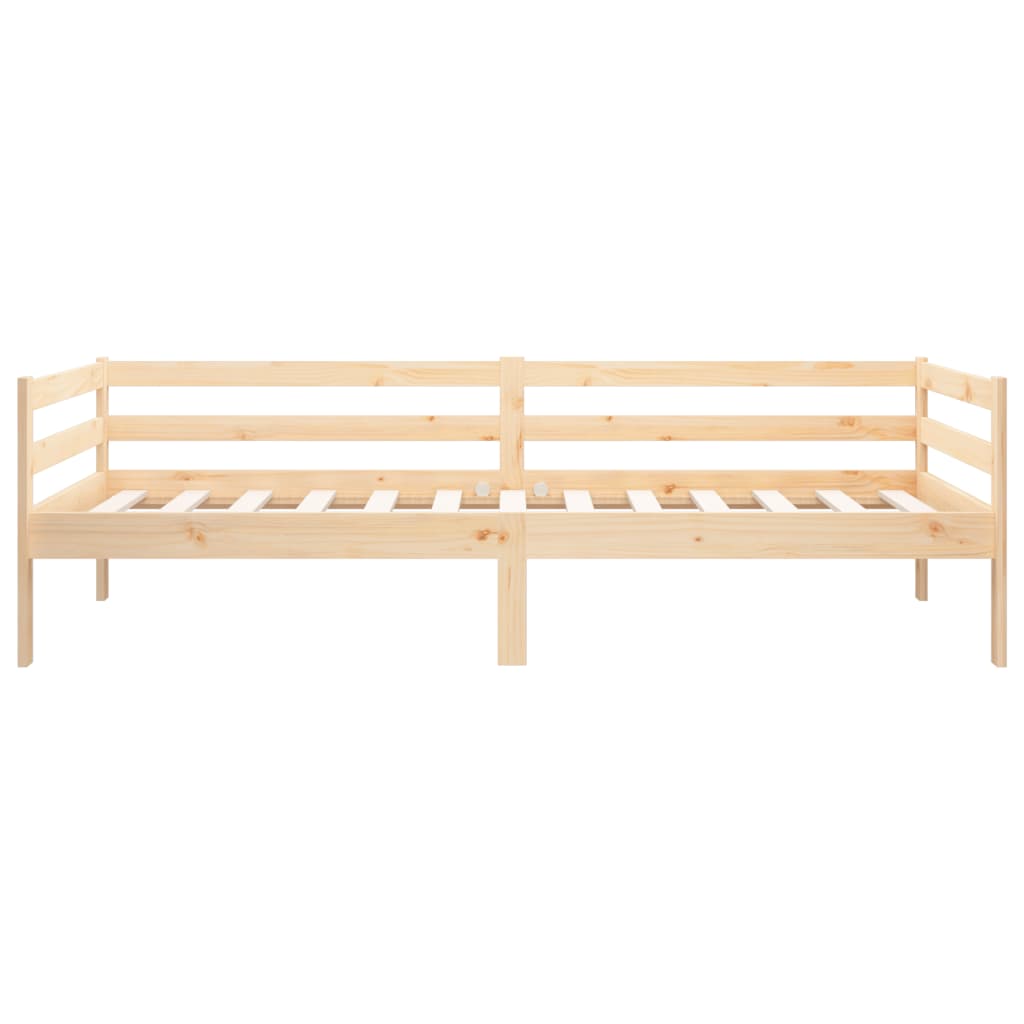 Slaapbank 80X200 Cm Massief Grenenhout Naturel
