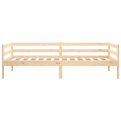 Slaapbank 80X200 Cm Massief Grenenhout Naturel