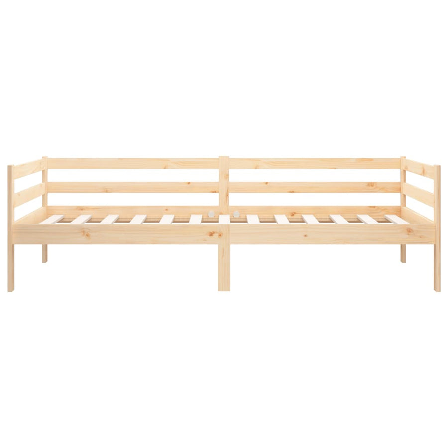 Slaapbank 80X200 Cm Massief Grenenhout Naturel