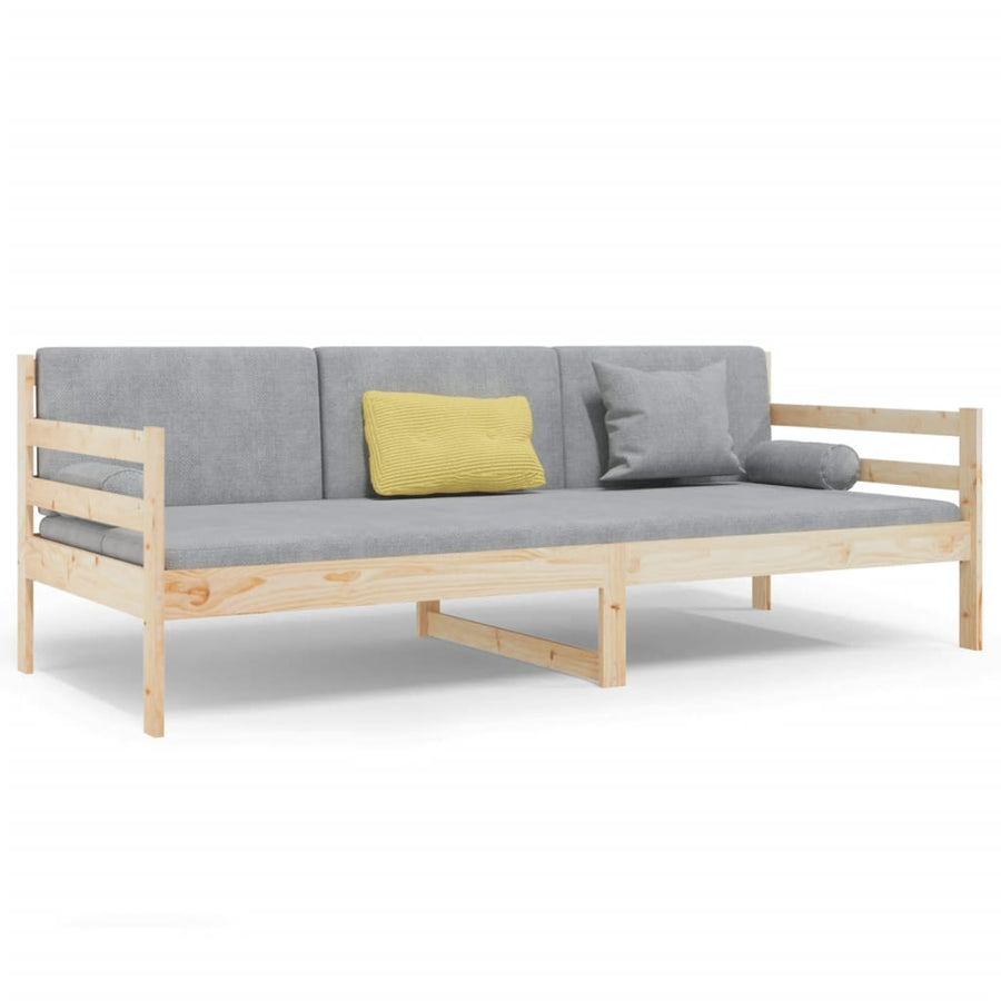 Slaapbank 80X200 Cm Massief Grenenhout Naturel