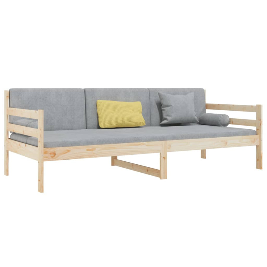 Slaapbank 80X200 Cm Massief Grenenhout Naturel