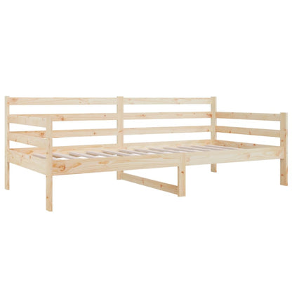 Slaapbank 80X200 Cm Massief Grenenhout Naturel