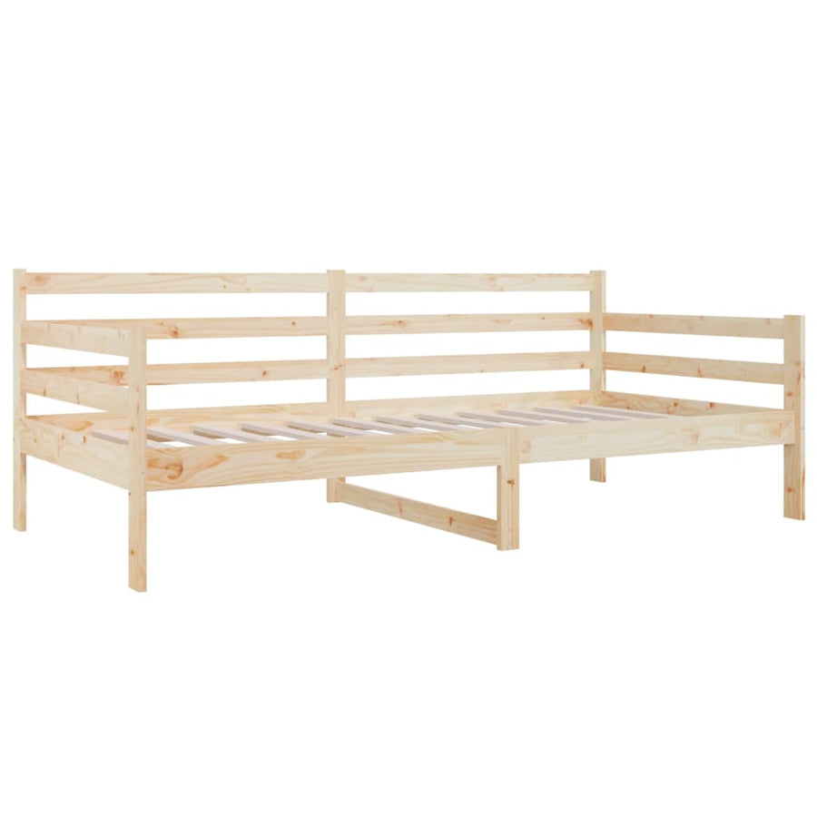 Slaapbank 80X200 Cm Massief Grenenhout Naturel