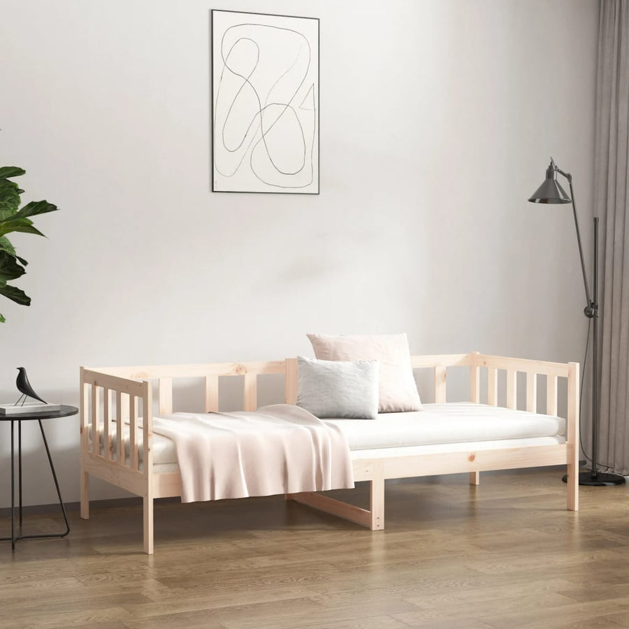 Slaapbank 80X200 Cm Massief Grenenhout
