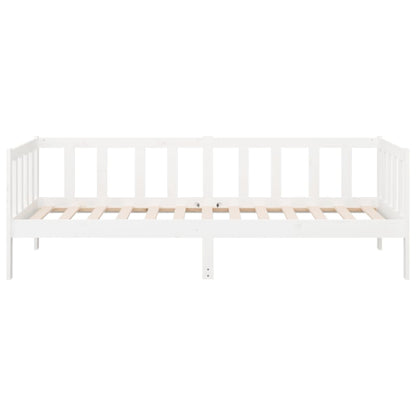 Slaapbank 80X200 Cm Massief Grenenhout Wit