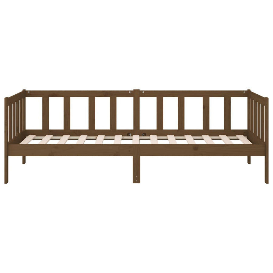 Slaapbank 80X200 Cm Massief Grenenhout Honingbruin