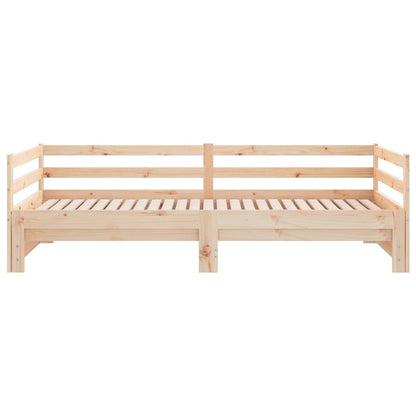 Uitschuifbare slaapbank zonder matras 80x200 cm