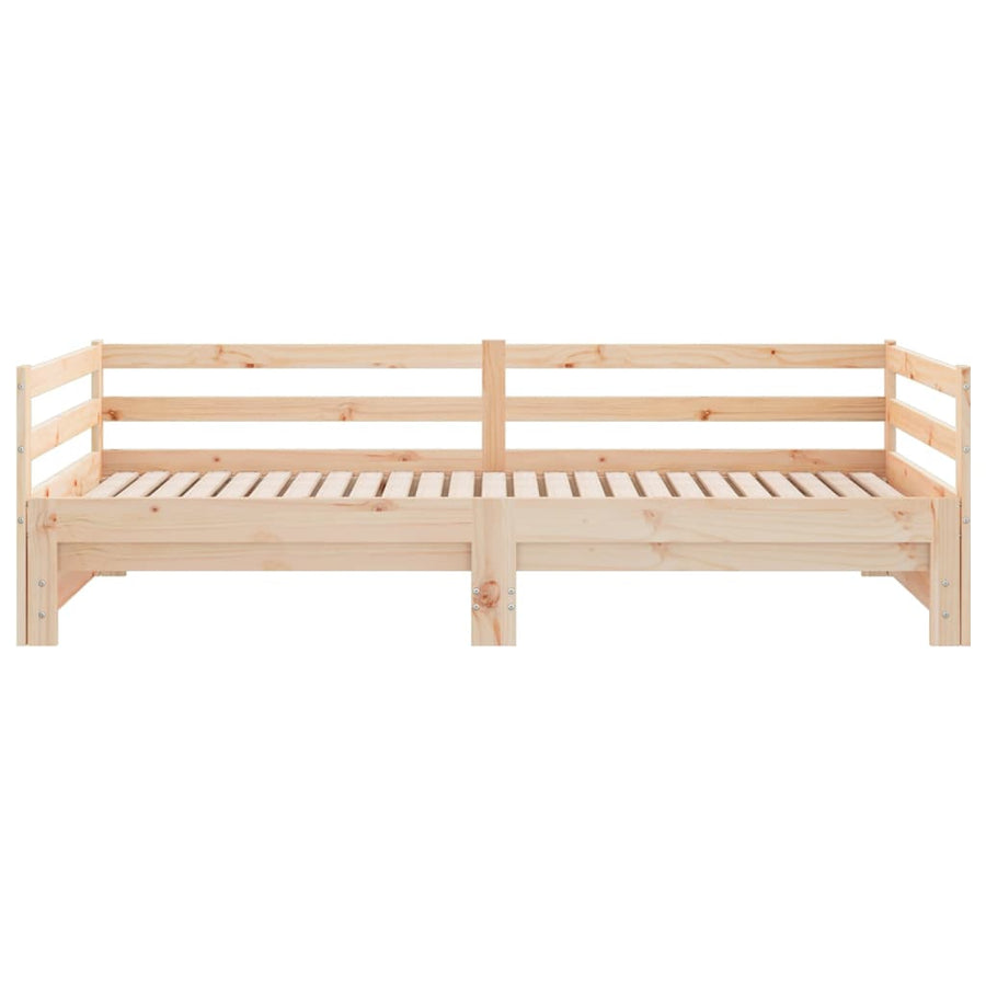 Uitschuifbare slaapbank zonder matras 80x200 cm