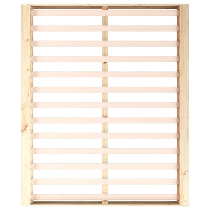 Bedframe Massief Hout 6Ft Super King 180 x 200 cm Naturel