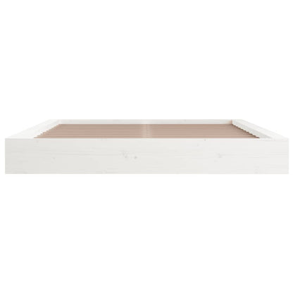 Bedframe massief hout wit 180x200 cm 6FT Super King 180 x 200 cm Wit