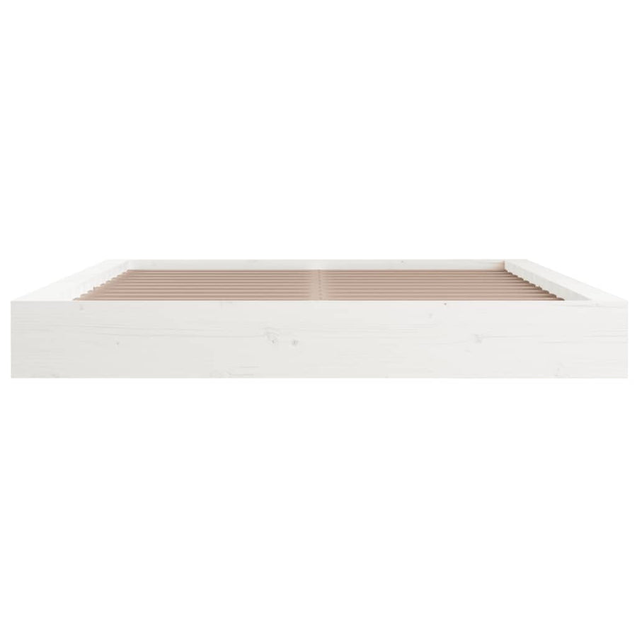 Bedframe massief hout wit 180x200 cm 6FT Super King 180 x 200 cm Wit