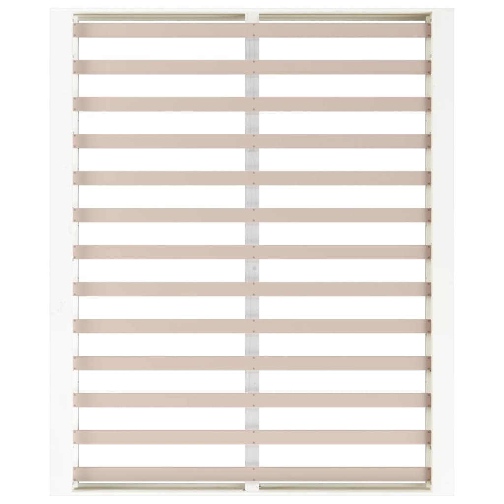 Bedframe massief hout wit 180x200 cm 6FT Super King 180 x 200 cm Wit