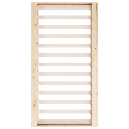 Bedframe Massief Hout 100 x 200 cm Naturel