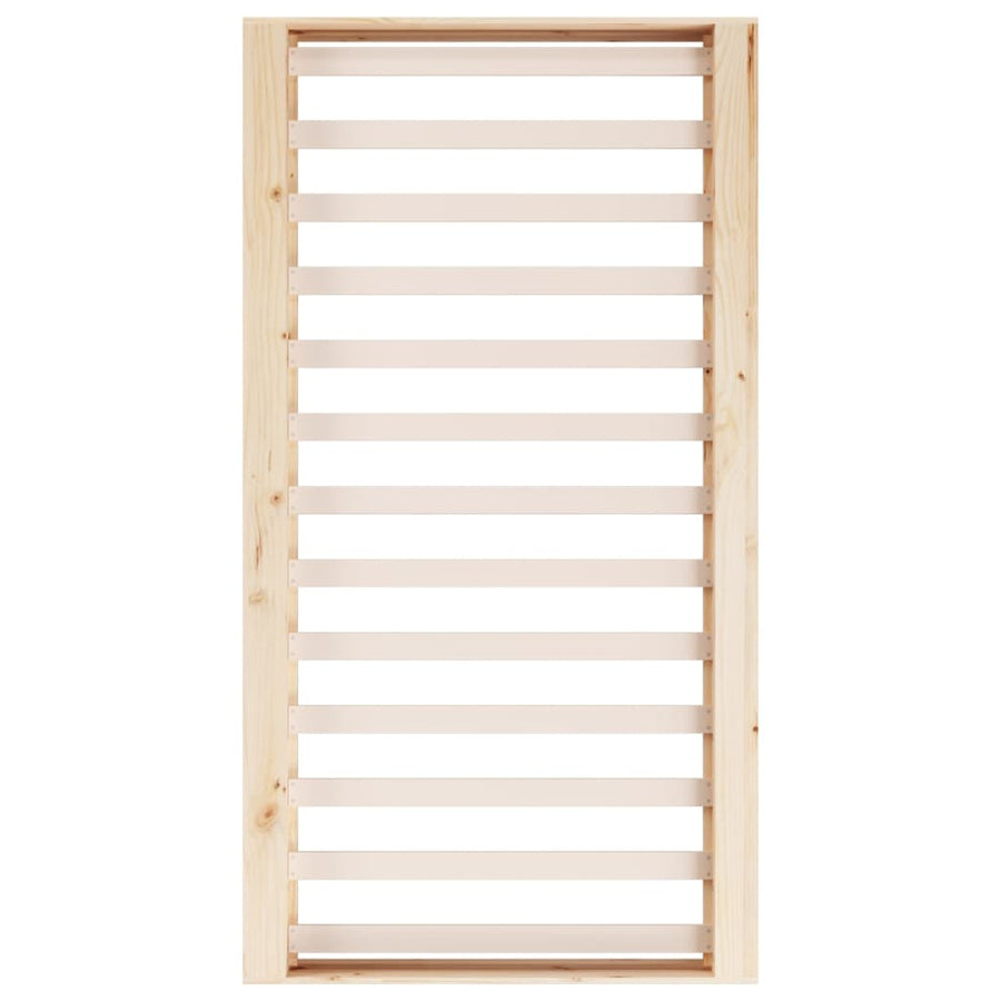 Bedframe Massief Hout 2Ft6 Small Single 75 x 190 cm Naturel