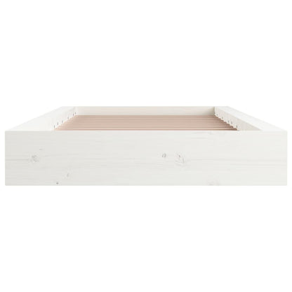 Bedframe Massief Hout 2Ft6 Small Single 75 x 190 cm Wit