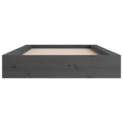 Bedframe Massief Hout 2Ft6 Small Single 75 x 190 cm Grijs