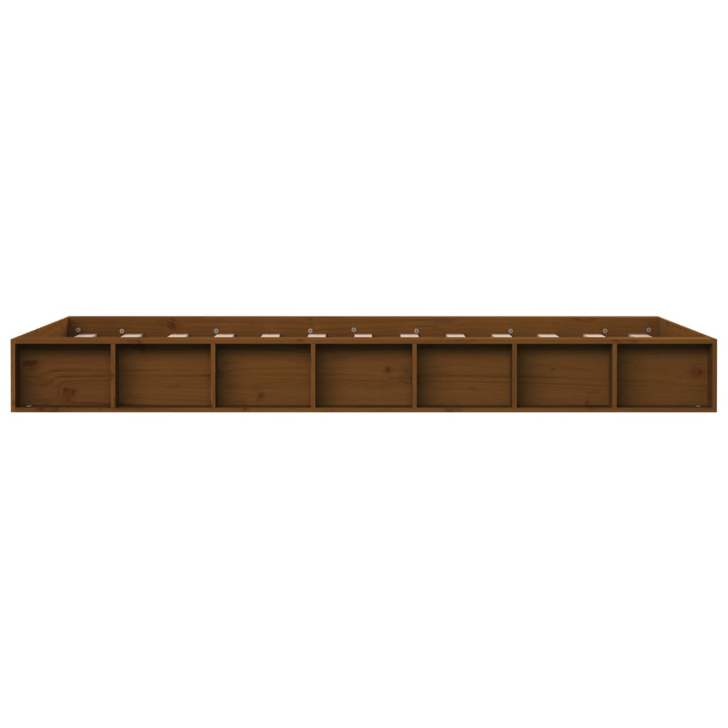 Bedframe Massief Hout 2Ft6 Small Single 75 x 190 cm Honingbruin
