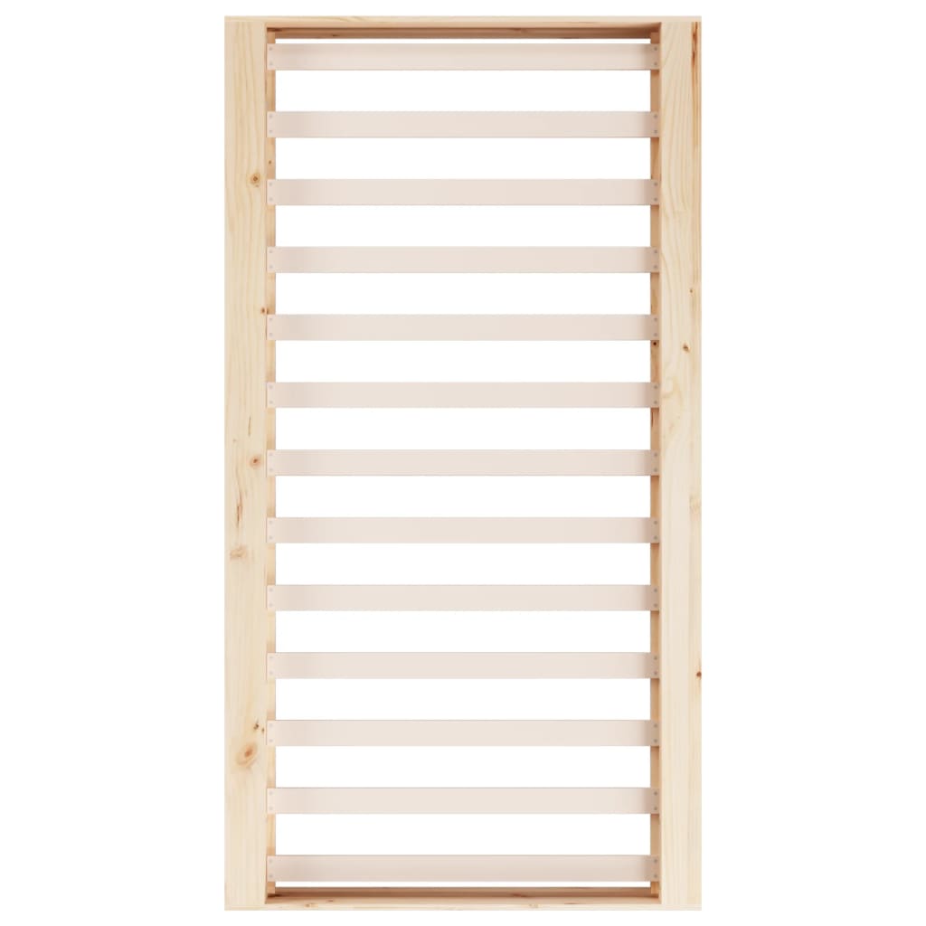 Bedframe Massief Hout 3Ft Single 90 x 190 cm Naturel