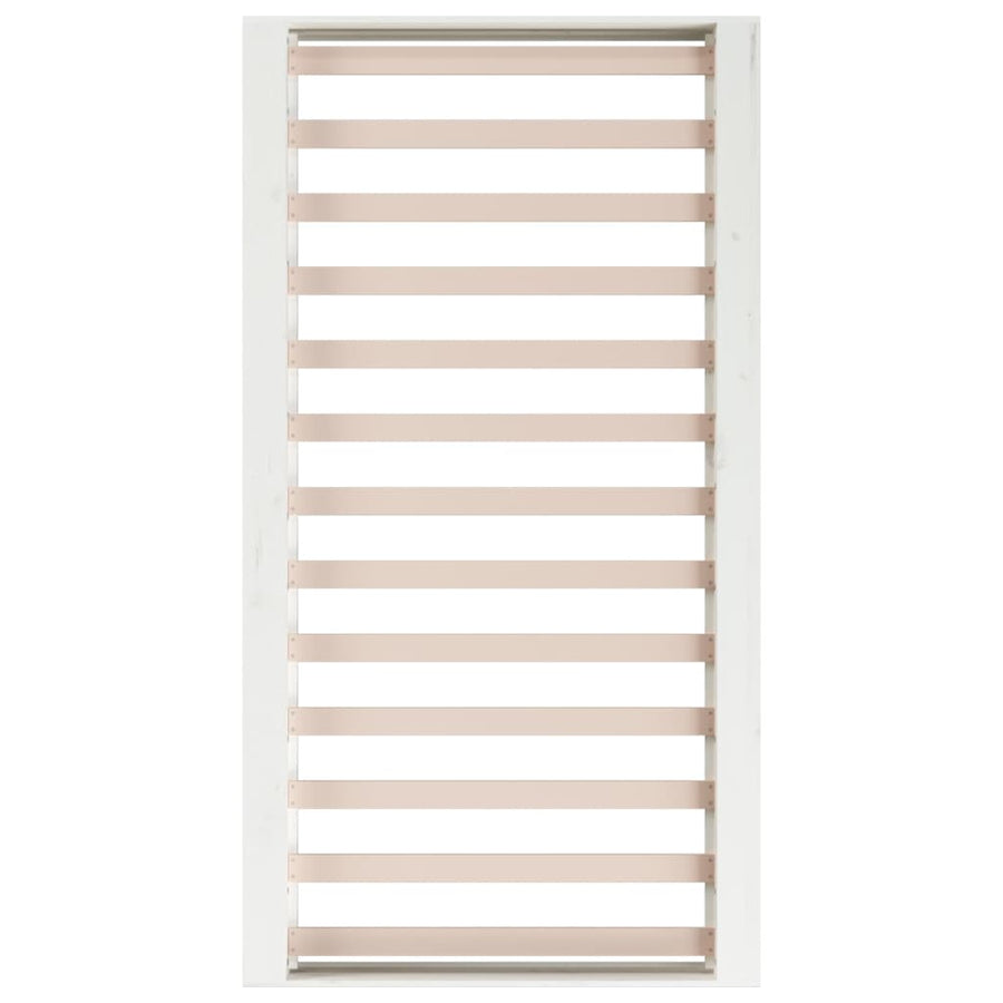 Bedframe Massief Hout 3Ft Single 90 x 190 cm Wit