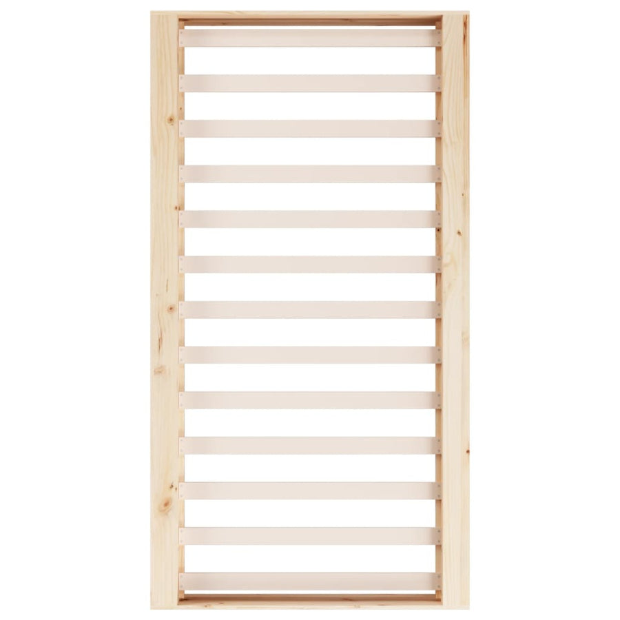 Bedframe Massief Hout 4Ft Small Double 120 x 190 cm Naturel
