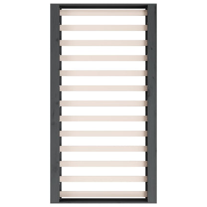 Bedframe Massief Hout 4Ft6 Double 135 x 190 cm Grijs