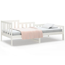 Slaapbank Zonder Matras Massief Grenenhout 80 x 200 cm Wit