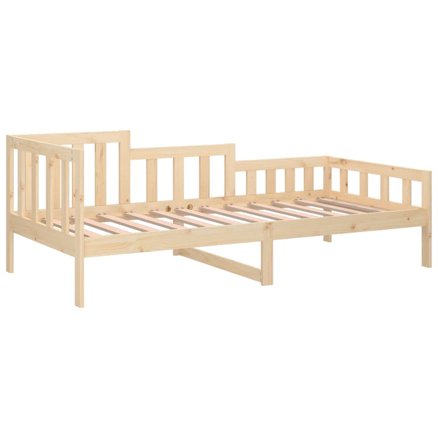 Slaapbank Zonder Matras Massief Grenenhout 90 x 190 cm Naturel