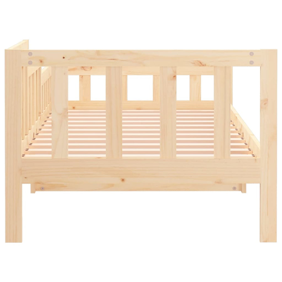 Slaapbank Zonder Matras Massief Grenenhout 90 x 190 cm Naturel