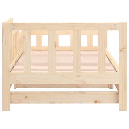 Slaapbank Uitschuifbaar Massief Grenenhout 2X(90X190) Cm