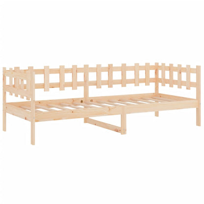Slaapbank zonder matras 90x200 cm massief grenenhout
