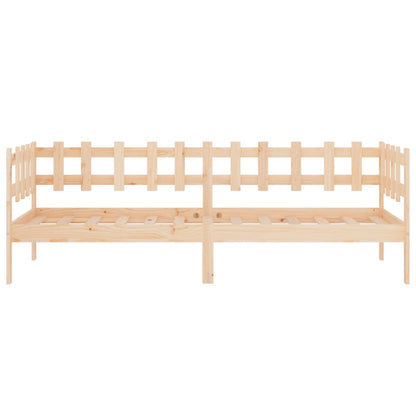 Slaapbank zonder matras 90x200 cm massief grenenhout
