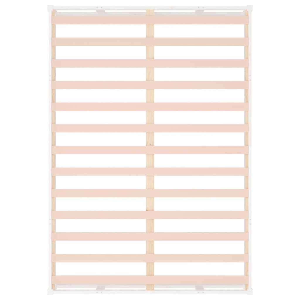 Bedframe Massief Hout 120 x 200 cm Wit