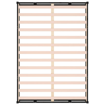 Bedframe Massief Hout 120 x 200 cm Zwart