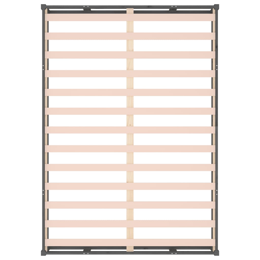 Bedframe Massief Hout 5Ft King Size 150 x 200 cm Grijs