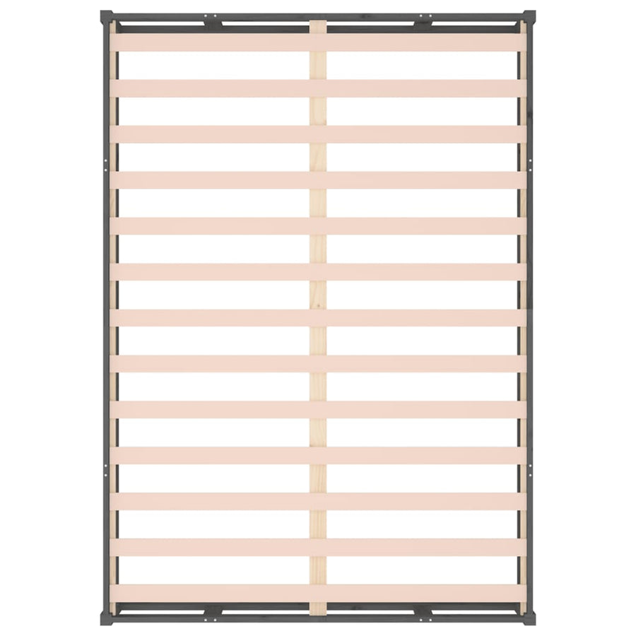 Bedframe Massief Hout 5Ft King Size 150 x 200 cm Grijs