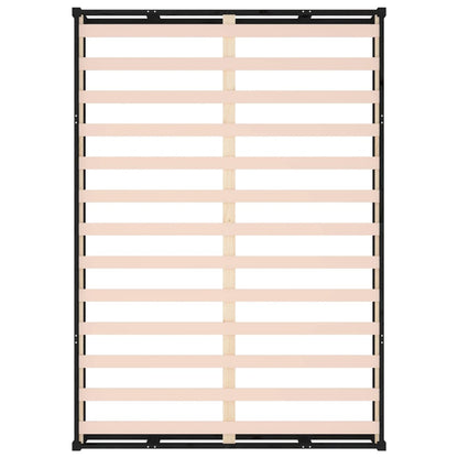 Bedframe Massief Hout 160 x 200 cm Zwart