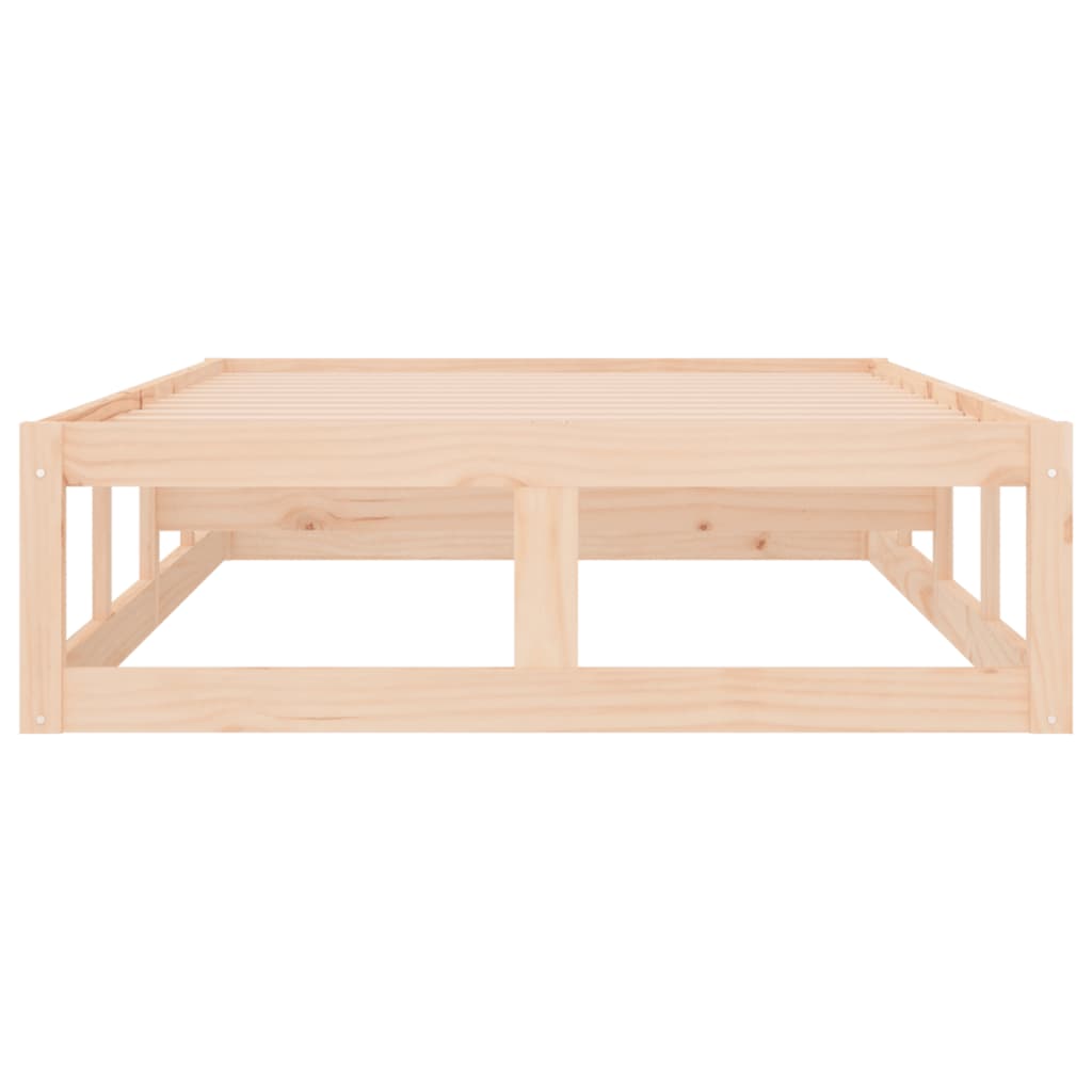 Bedframe massief hout 75x190 cm 2FT6 Small Single 75 x 190 cm Naturel
