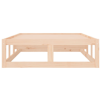 Bedframe massief hout 75x190 cm 2FT6 Small Single 75 x 190 cm Naturel