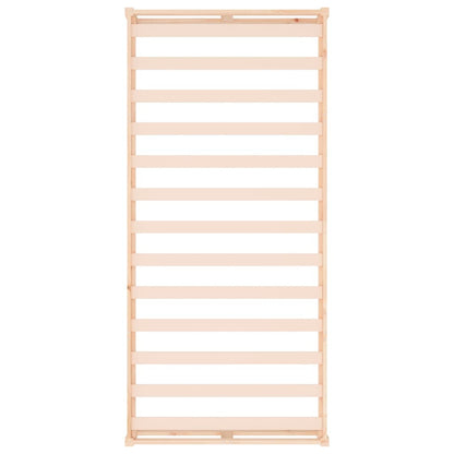 Bedframe massief hout 75x190 cm 2FT6 Small Single 75 x 190 cm Naturel