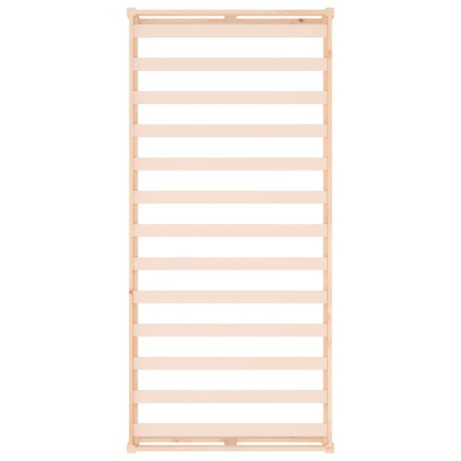 Bedframe massief hout 75x190 cm 2FT6 Small Single 75 x 190 cm Naturel