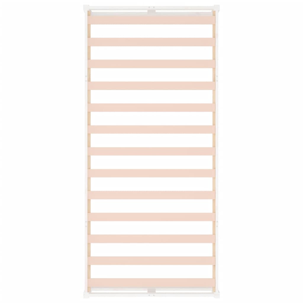 Bedframe Massief Hout 2Ft6 Small Single 75 x 190 cm Wit
