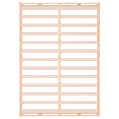 Bedframe Massief Hout 4Ft6 Double 135 x 190 cm Naturel