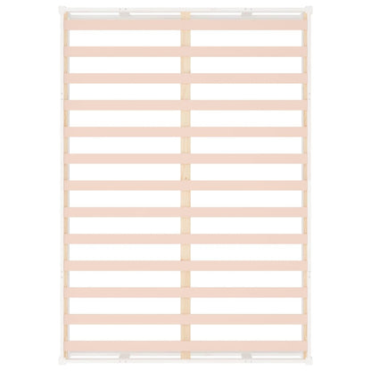 Bedframe Massief Hout 140 x 190 cm Wit