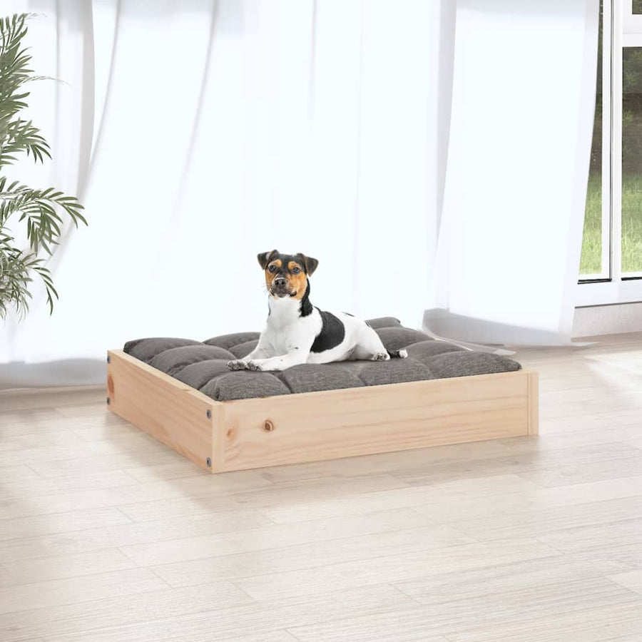 Hondenmand 51,5X44X9 Cm Massief Grenenhout