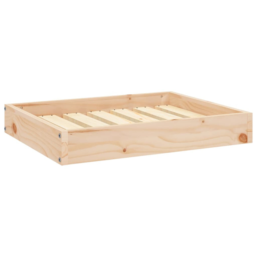 Hondenmand 61,5X49X9 Cm Massief Grenenhout 61.5 x 49 x 9 cm