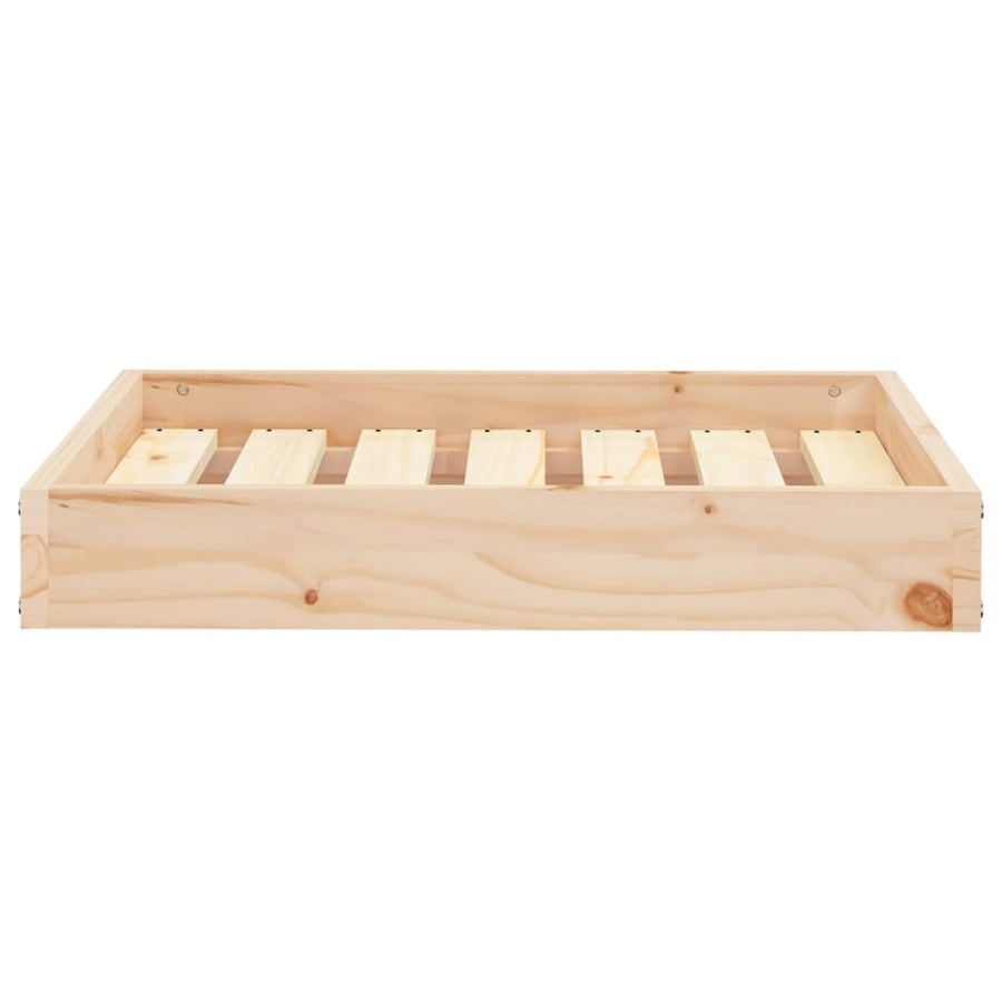 Hondenmand 61,5X49X9 Cm Massief Grenenhout 61.5 x 49 x 9 cm