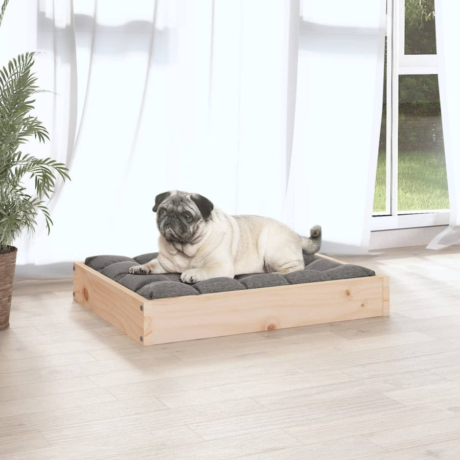 Hondenmand 61,5X49X9 Cm Massief Grenenhout 61.5 x 49 x 9 cm