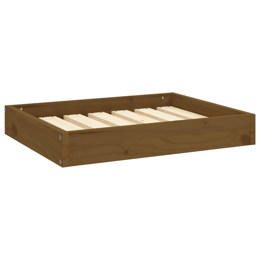 Hondenmand 61,5X49X9 Cm Massief Grenenhout 61.5 x 49 x 9 cm