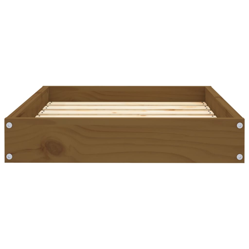 Hondenmand 61,5X49X9 Cm Massief Grenenhout 61.5 x 49 x 9 cm